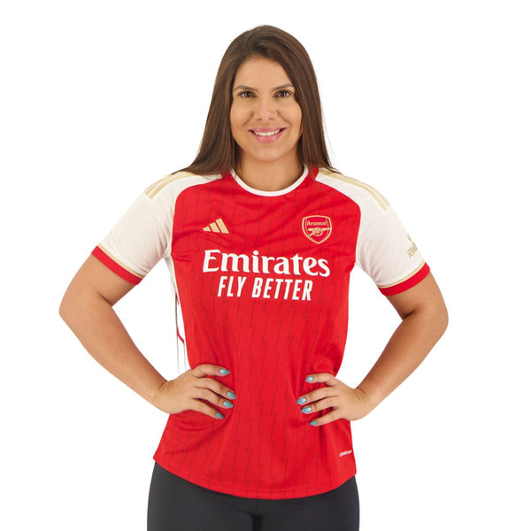 Camisa Feminina Arsenal I 23/24 - Vermelha